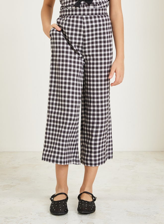 Styli Teens Gingham Check Top and Pants Set - Image 5